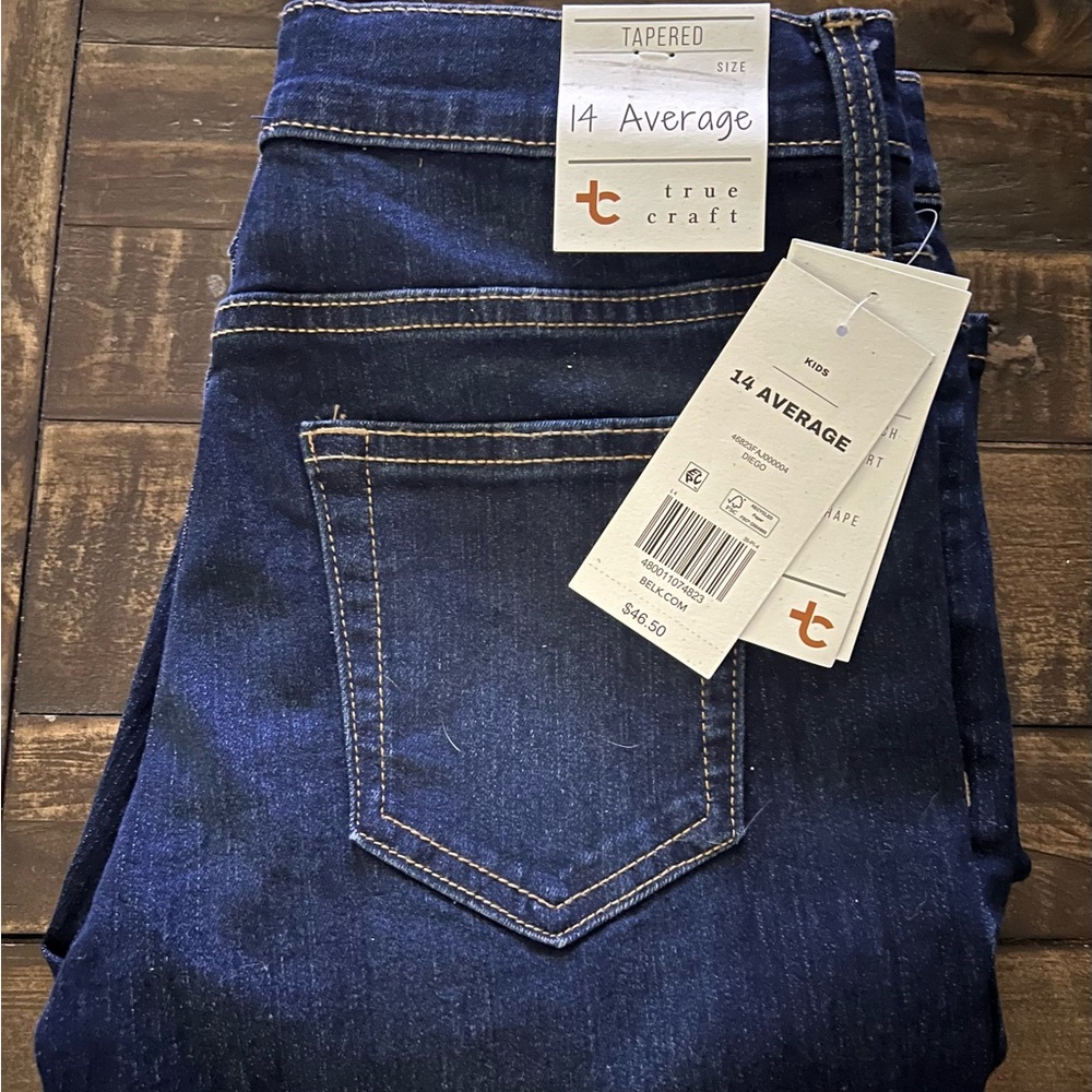 True Craft Blue Slim Jeans Classic Style